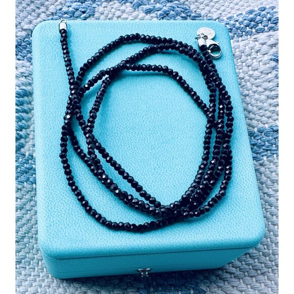 Tiffany & Co. Jewelry - Used Tiffany & Co.Ziegfeld Black Spinel 32” Chain Necklace